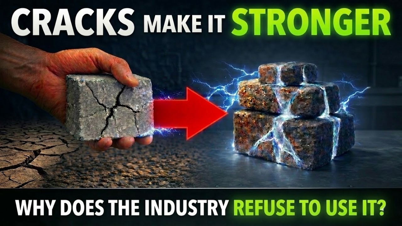 Concrete That Gets Stronger When It Cracks. Engineers Proved It. Why Are We Not Using It?