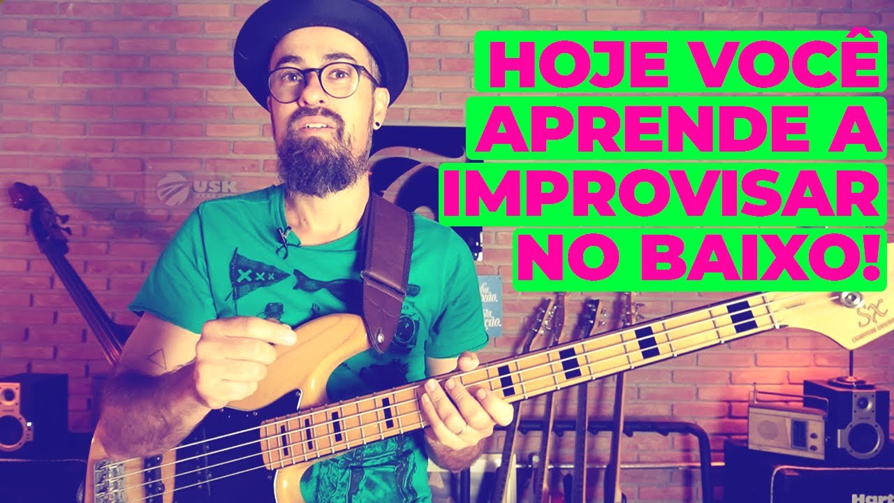HOJE VOCÊ APRENDE A IMPROVISAR NO BAIXO! | Ep437