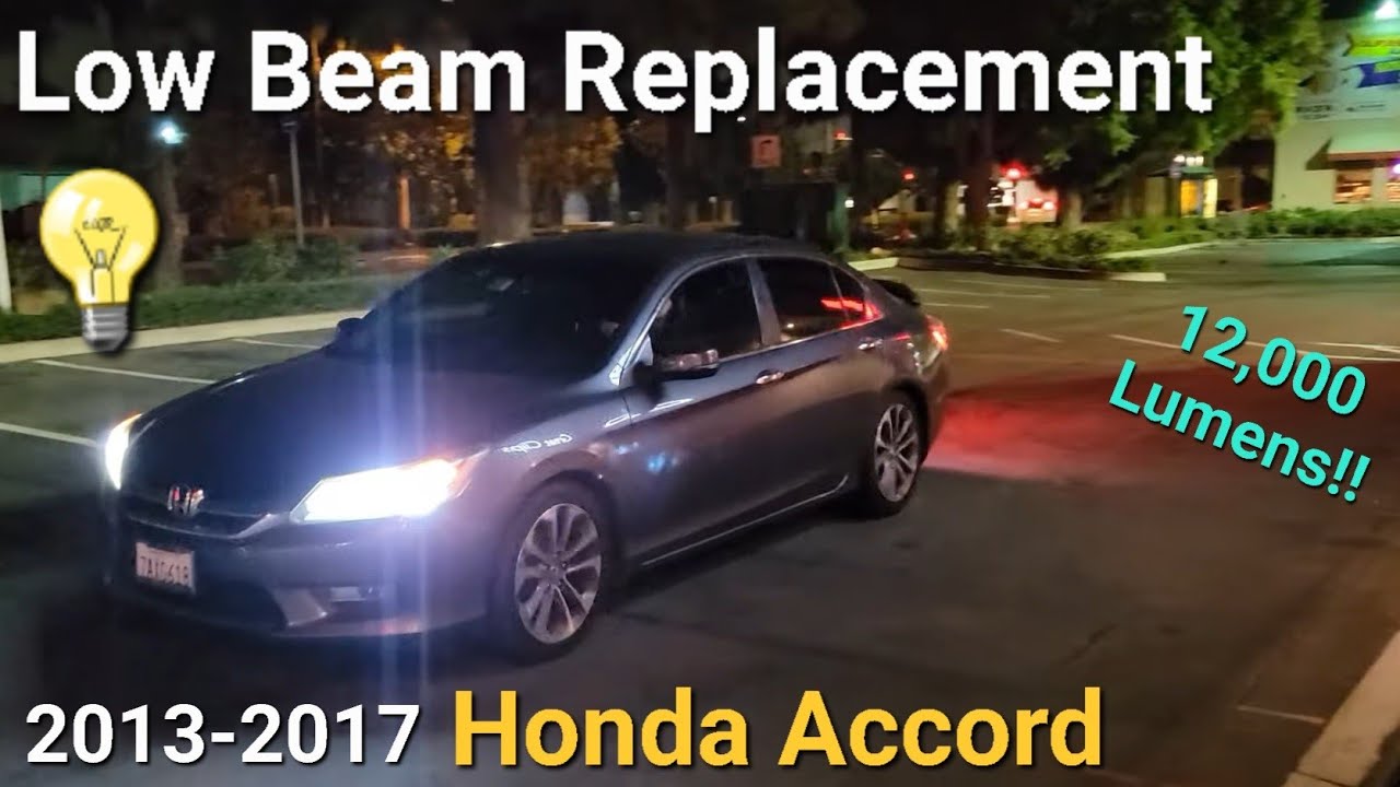 TOO Bright? Lowbeam Honda Accord (2013-2017)