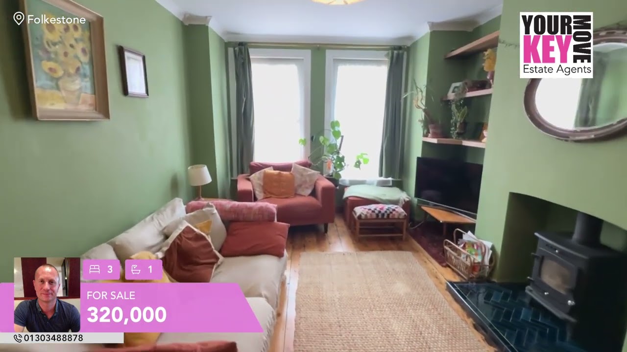 Folkestone Property Tour | 3-Bed Mid-Terrace with Garden & Original Features