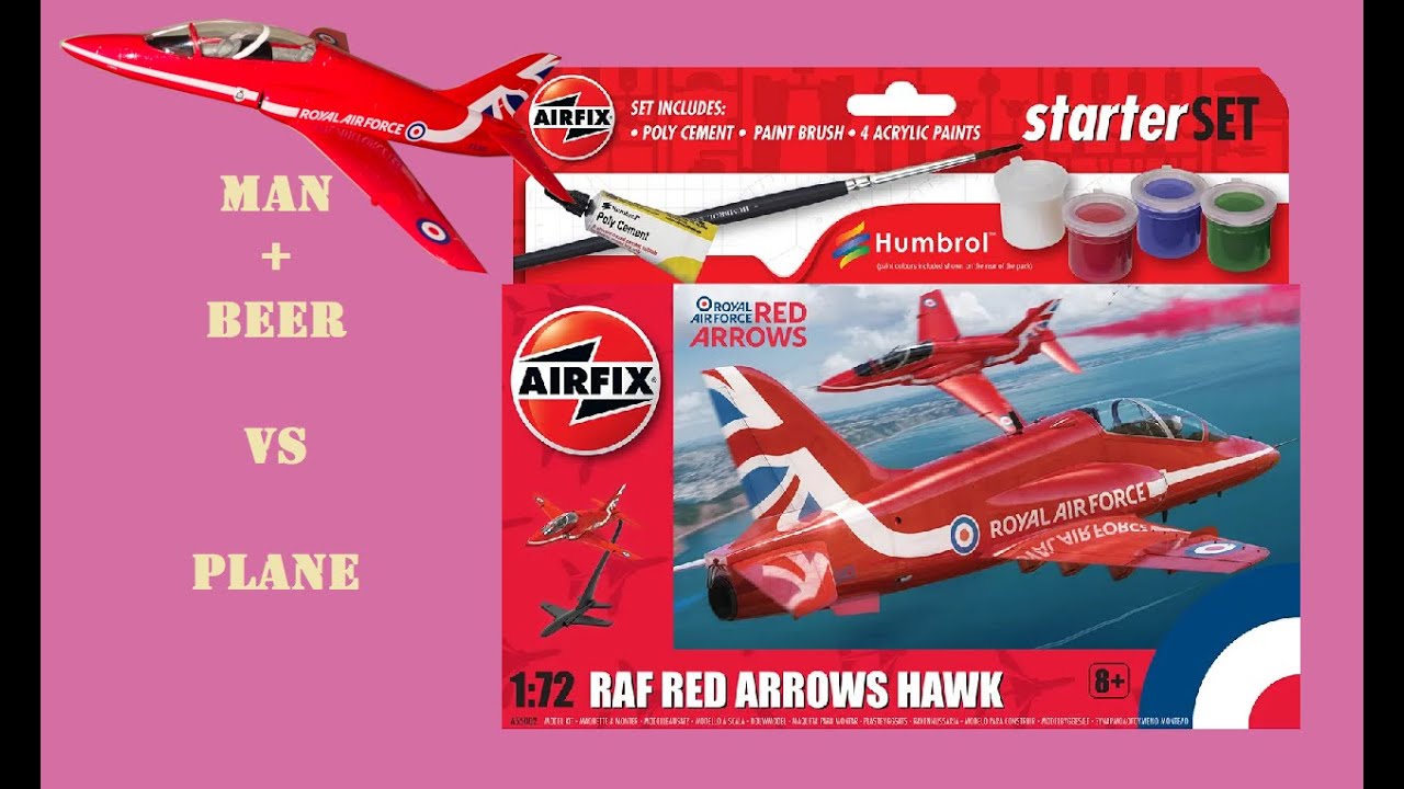 Airfix Red Arrow Starter Set - full build