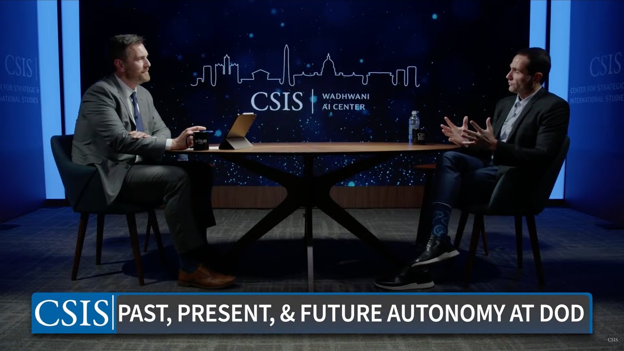 The Past, Present, and Future of AI and Autonomy at the DOD with the Honorable Dr. Will Roper