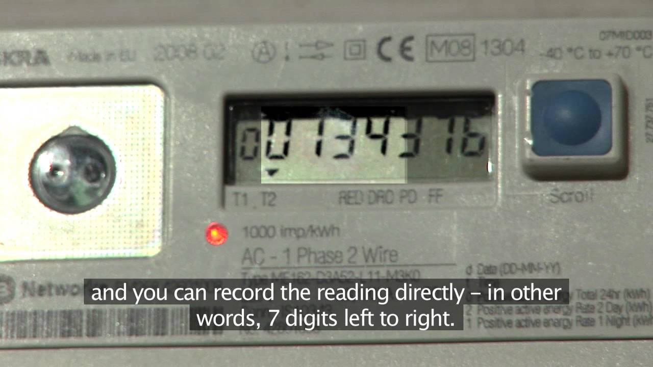 Reading an Electronic Day & Night Meter