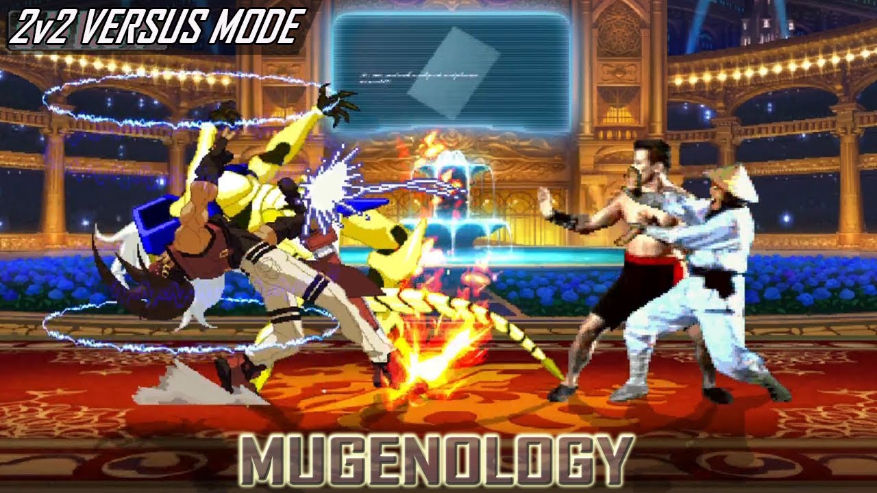 Hyper Justice & Sol Badguy vs Johnny Cage (MK1) & Raiden (MK1) - Guilty Gear vs Mortal Kombat