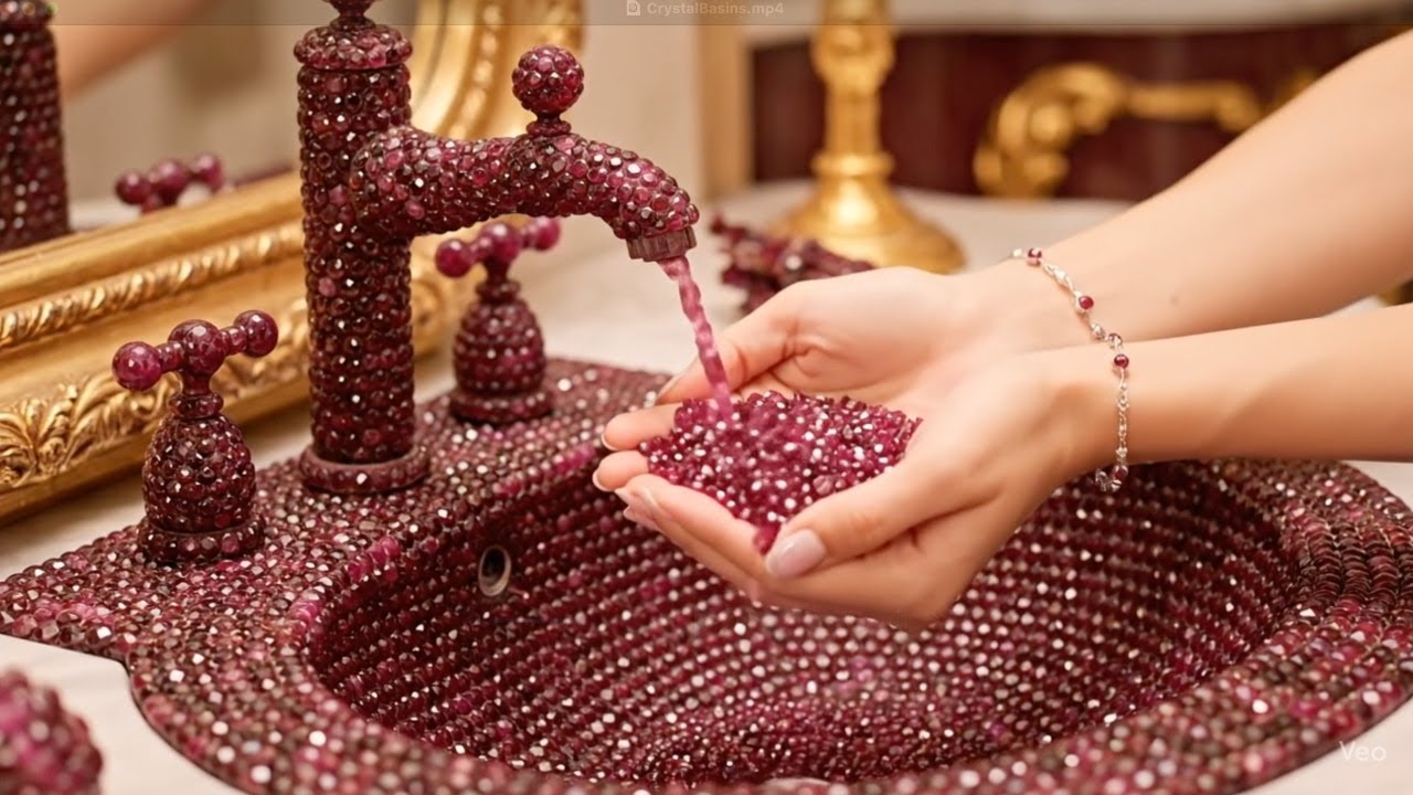 Which Gem Sink Would You Wash Your Hands In? AI ASMR Sinks