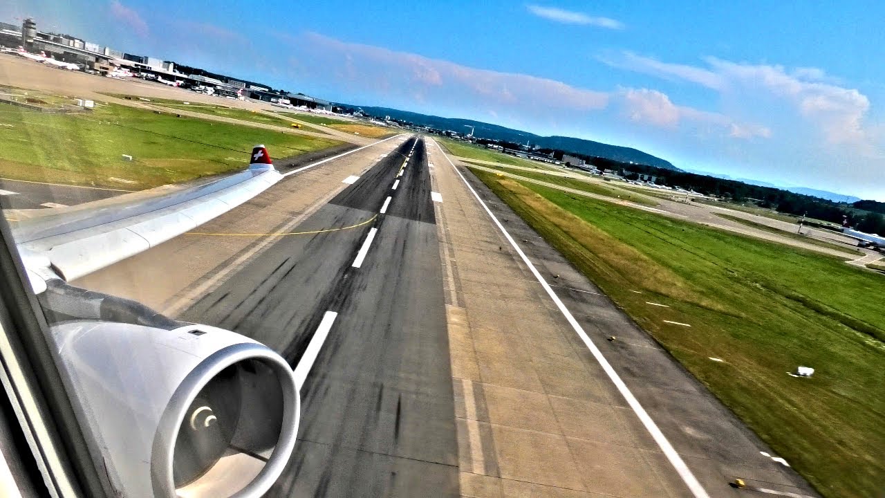 EPIC ENGINE ROAR!! Swiss A330-300 Takeoff From Zurich, ZRH