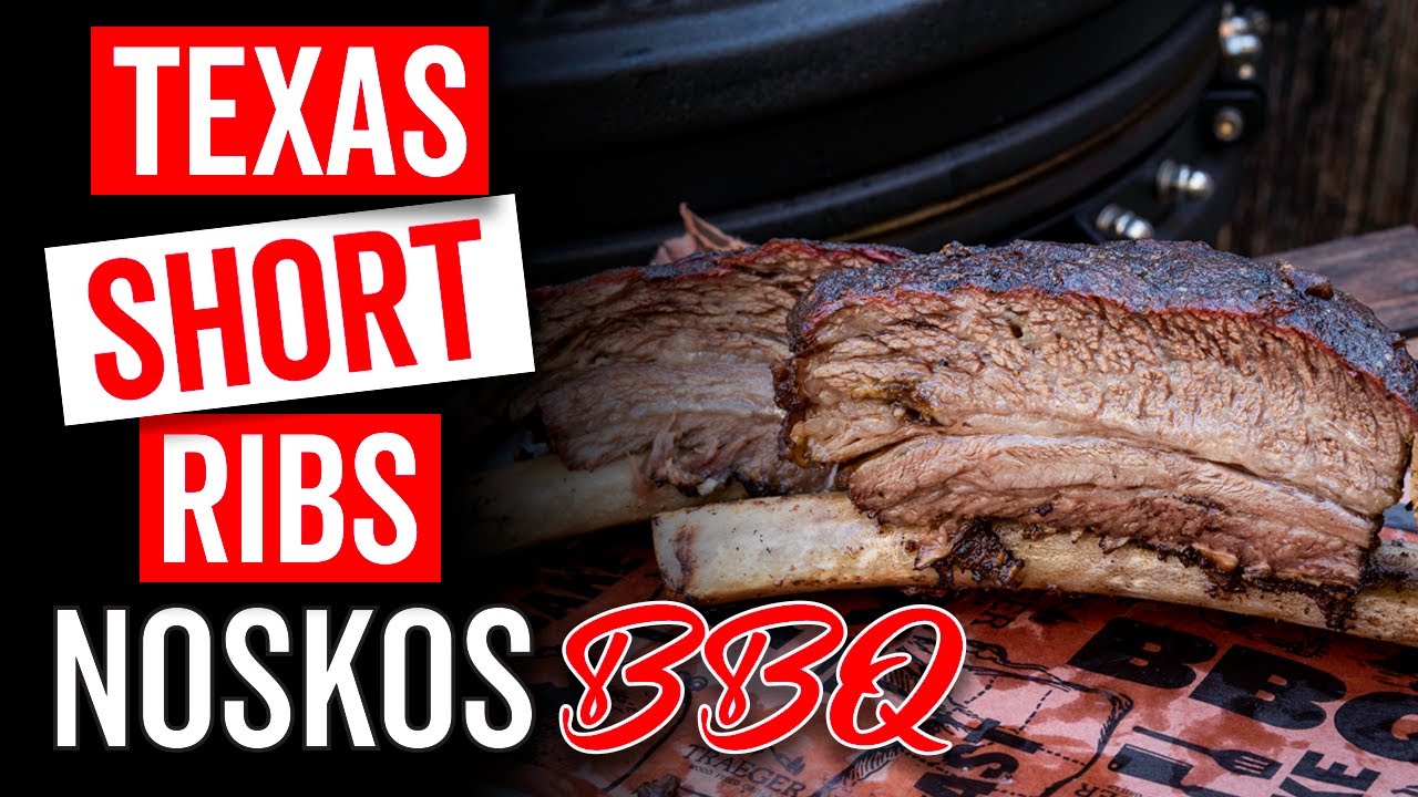 Beef Ribs Texas-stijl van de BBQ. Heerlijke, gerookte short ribs!