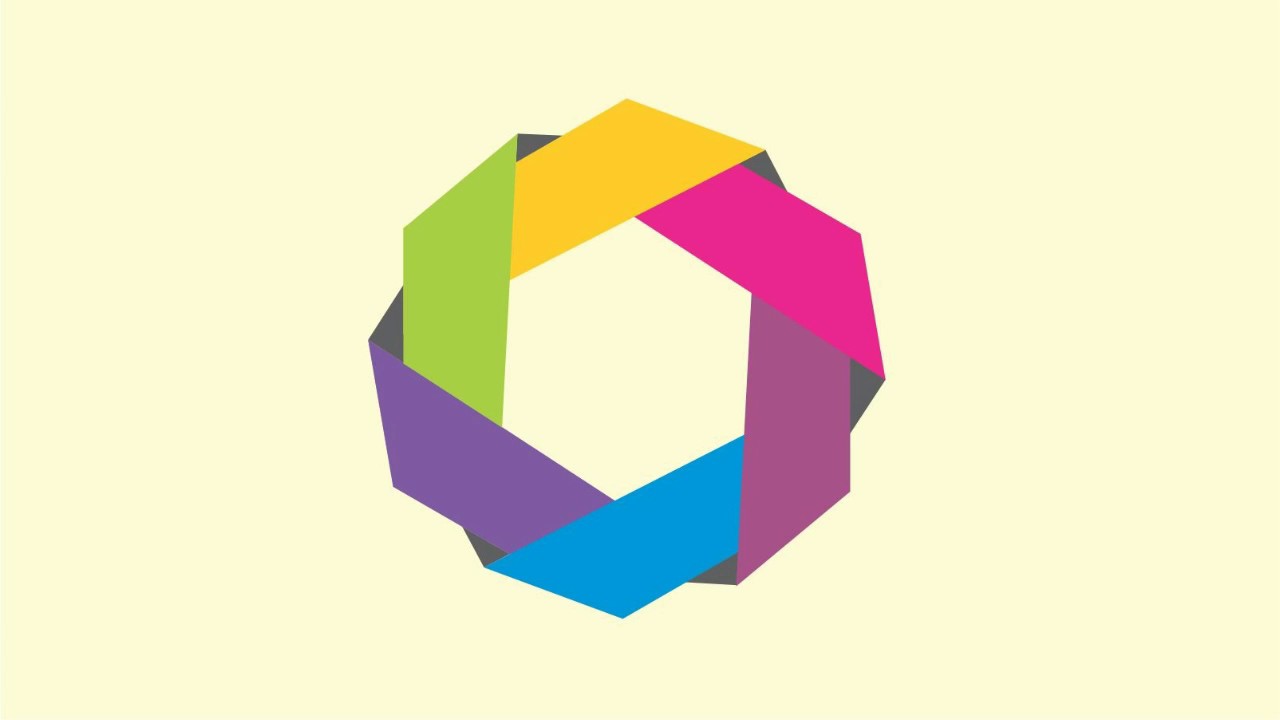 Hexagon Logo in CorelDraw