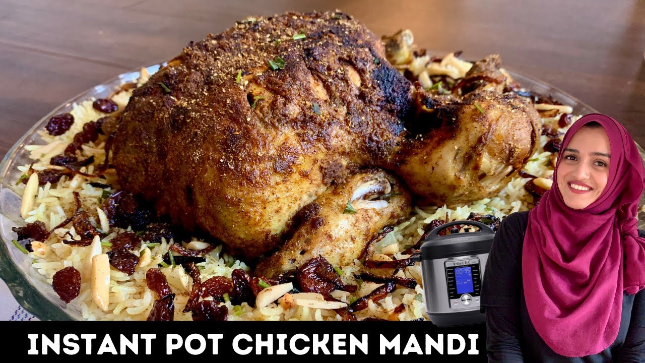 Instant Pot Chicken Mandi Recipe | Instant Pot Roasted Whole Chicken | IP Whole Chicken Roast