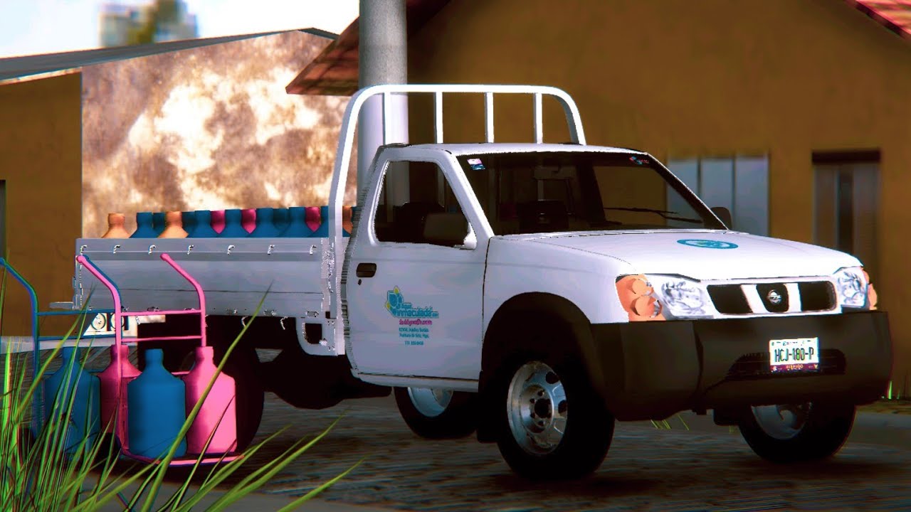 😯💕BELLA REVIEW NISSAN NP300 REPARTIDOR DE💯🤙 AGUA Mods Para Proton Bus Simulator‼️