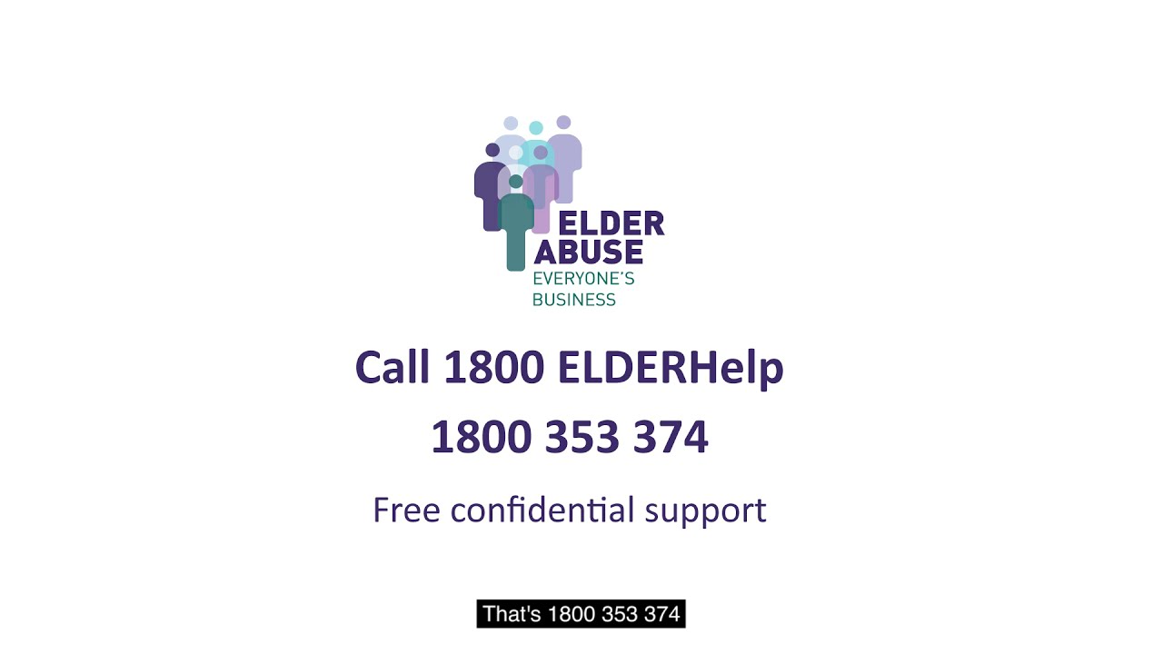Elder Abuse. What can you do to help?