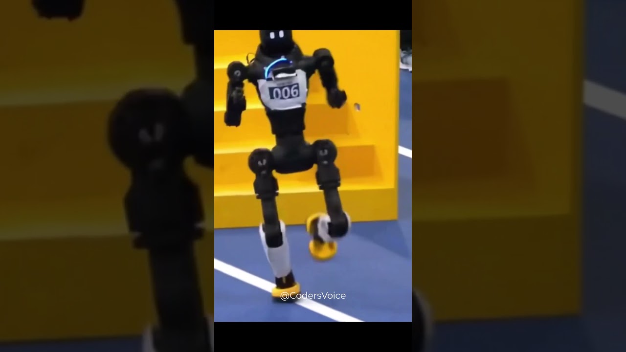 2026 World Humanoid Robot Games 100m Obstacle Race Final