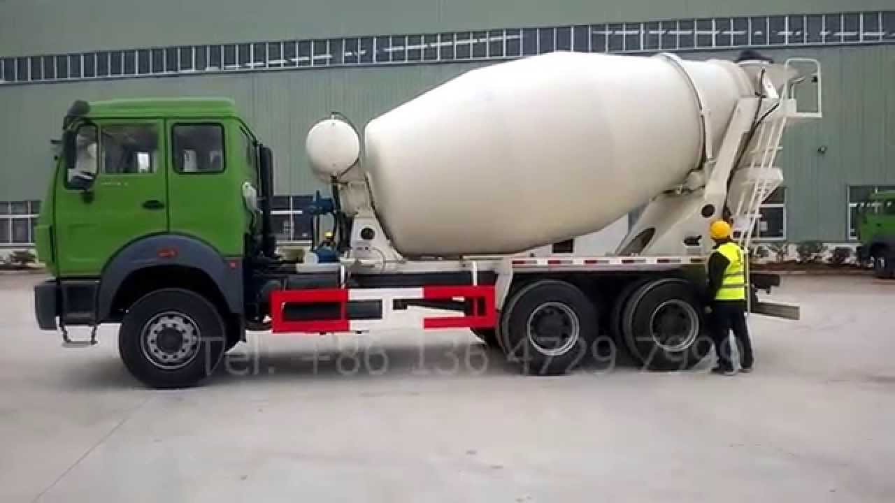China beiben transit mixer truck plant