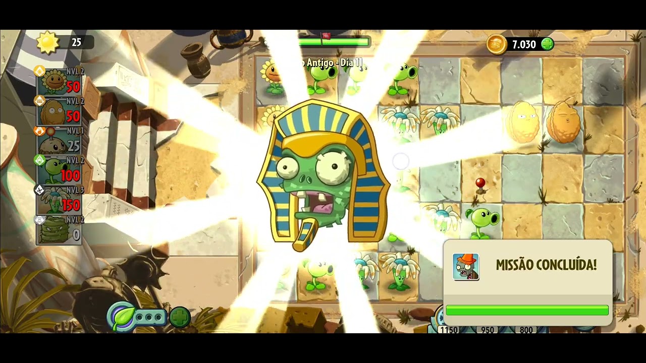 PLANTA vs ZUMBIS 2 o jogo continua 