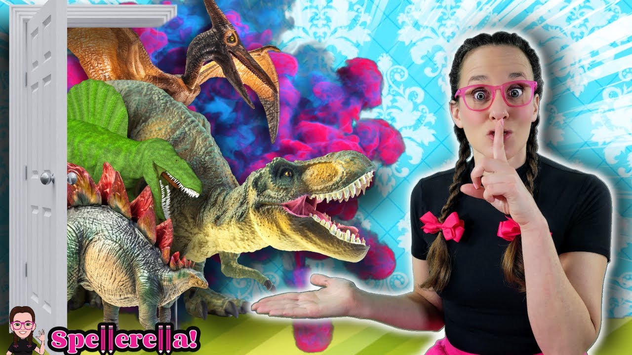 Dinosaurs in My House?? 🦖| Spellerella Finds a Secret Room | Dinosaur Videos for Kids