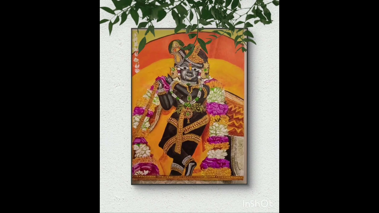 #sjri RadhaTaman ji painting#medium ,acrylic on canvas