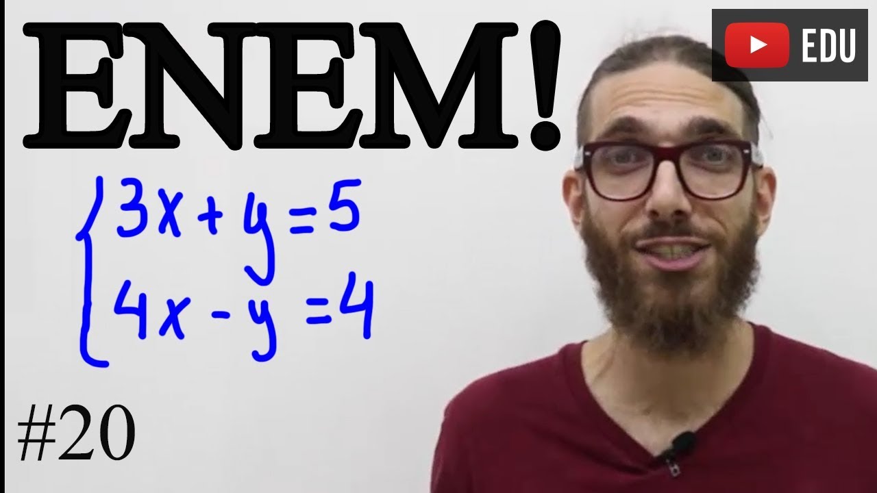 Interpretação e Sistema de Equações do primeiro grau| Matemática ENEM| #20| Professor Rafa Jesus