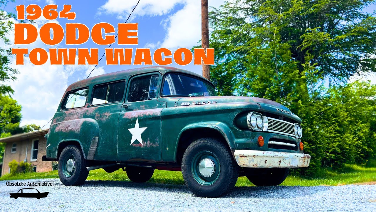 1964 Dodge Town Wagon Vintage MoPar SUV! Truck Power Wagon USA Suburban Wagon Carryall