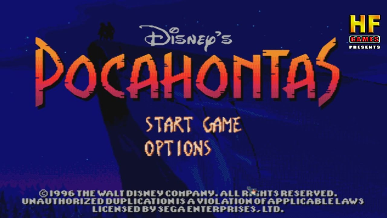 Pocahontas. SEGA [No Damage Walkthrough (All parts of the amulet) / Прохождение без урона] SMD | СМД