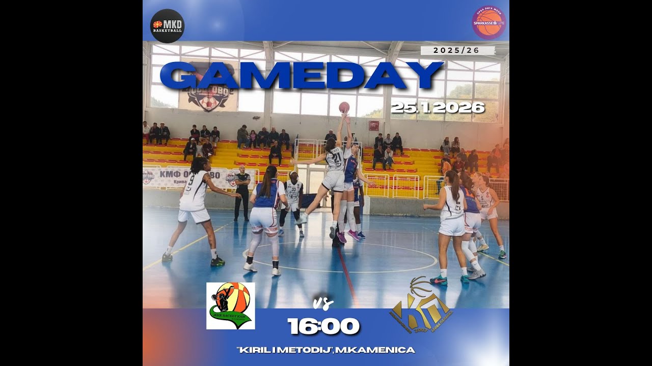 Z.K.K.Basket-Kam vs Z.K.K.Kriva Palanka Prva liga 25.01.2026