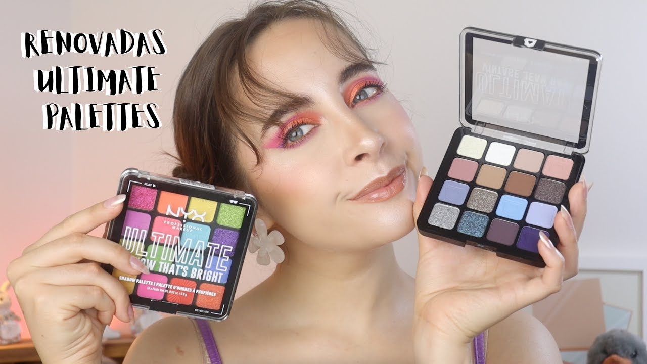🌈RENOVADAS NYX ULTIMATE PALETTES🌈 ¿REALMENTE CAMBIARON LA FORMULA?🌈 - Ro Contardo
