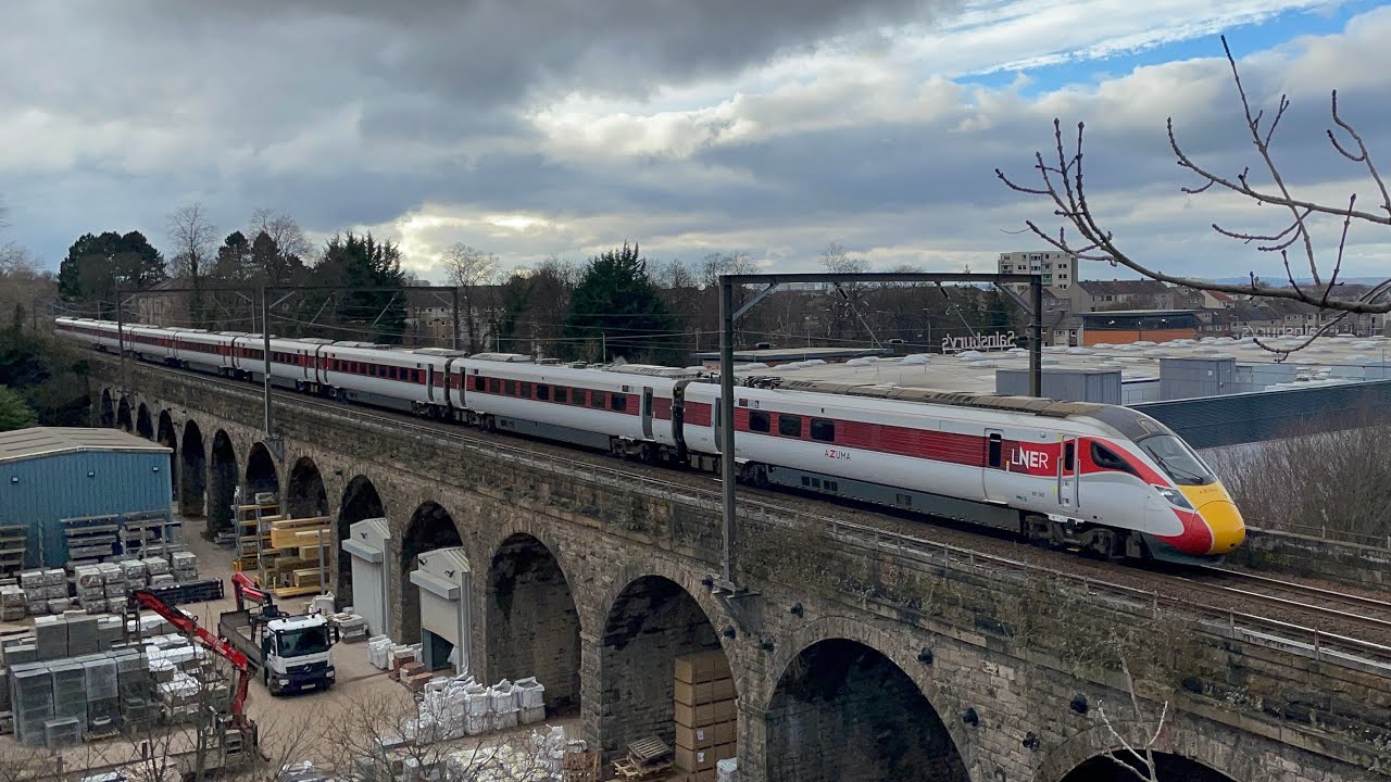 Edinburgh February 2023 Trip day 1, Slateford Viaduct, Haymarket & Edinburgh Waverley (7/2/23)