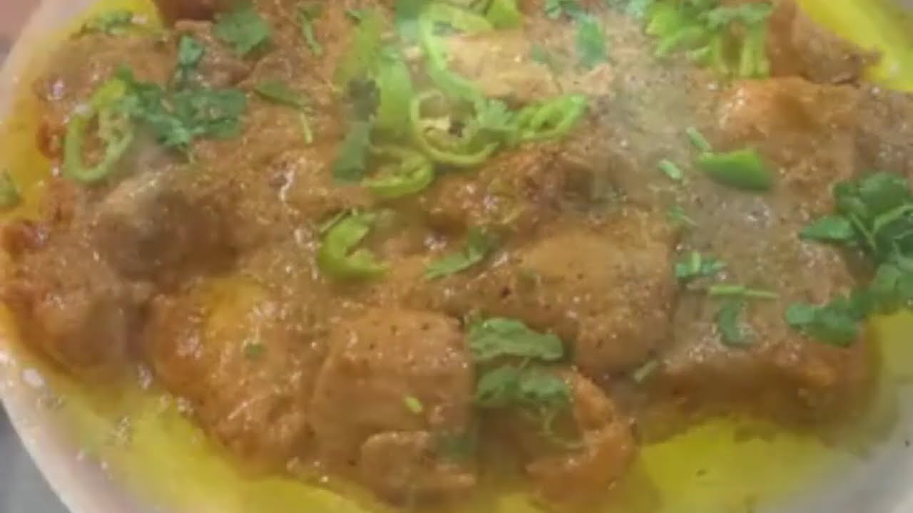 Restaurant-Style Creamy Chicken White Karahi | 
