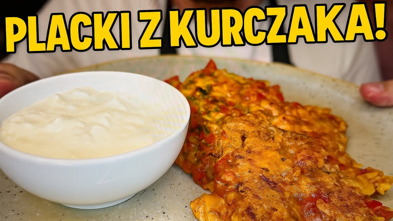 Placki z kurczaka z warzywami i serem – smak dzieciństwa na patelni