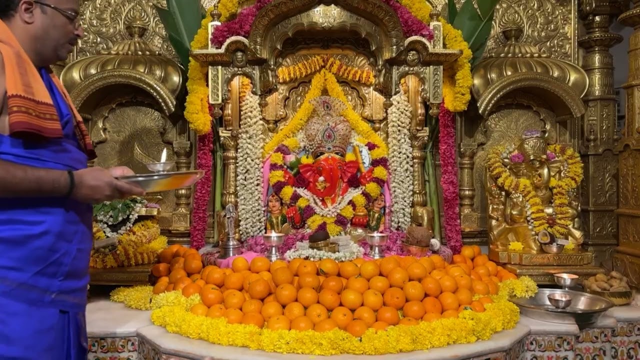 श्री सिद्धिविनायक LIVE आरती दर्शन | Siddhivinayak Ganpati Dadar Aarti🙏🏻 13/03/2026🛕