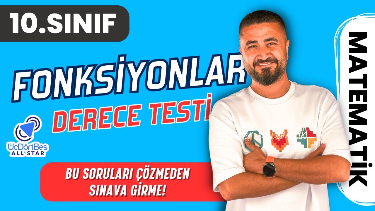10 Sınıf Fonksiyonlar | Zor Soru Çözümü | 10.SINIF MATEMATİK | 2025