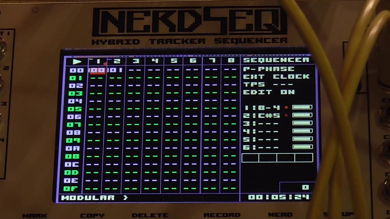 Piano Phase sequenced on the NerdSEQ