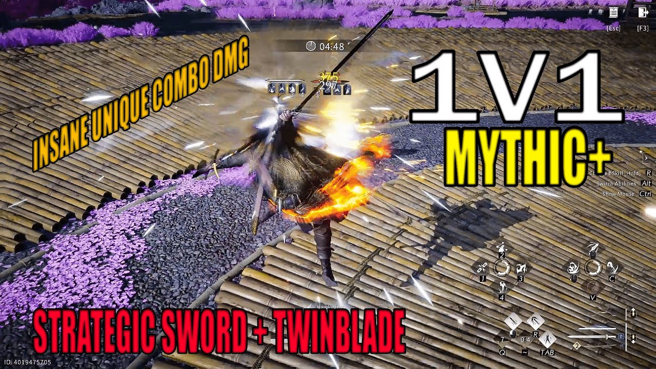 New Insanely Unique Combo Damage For Strategic Sword/Twin Blade (Mythic) | Where Winds Meet PVP