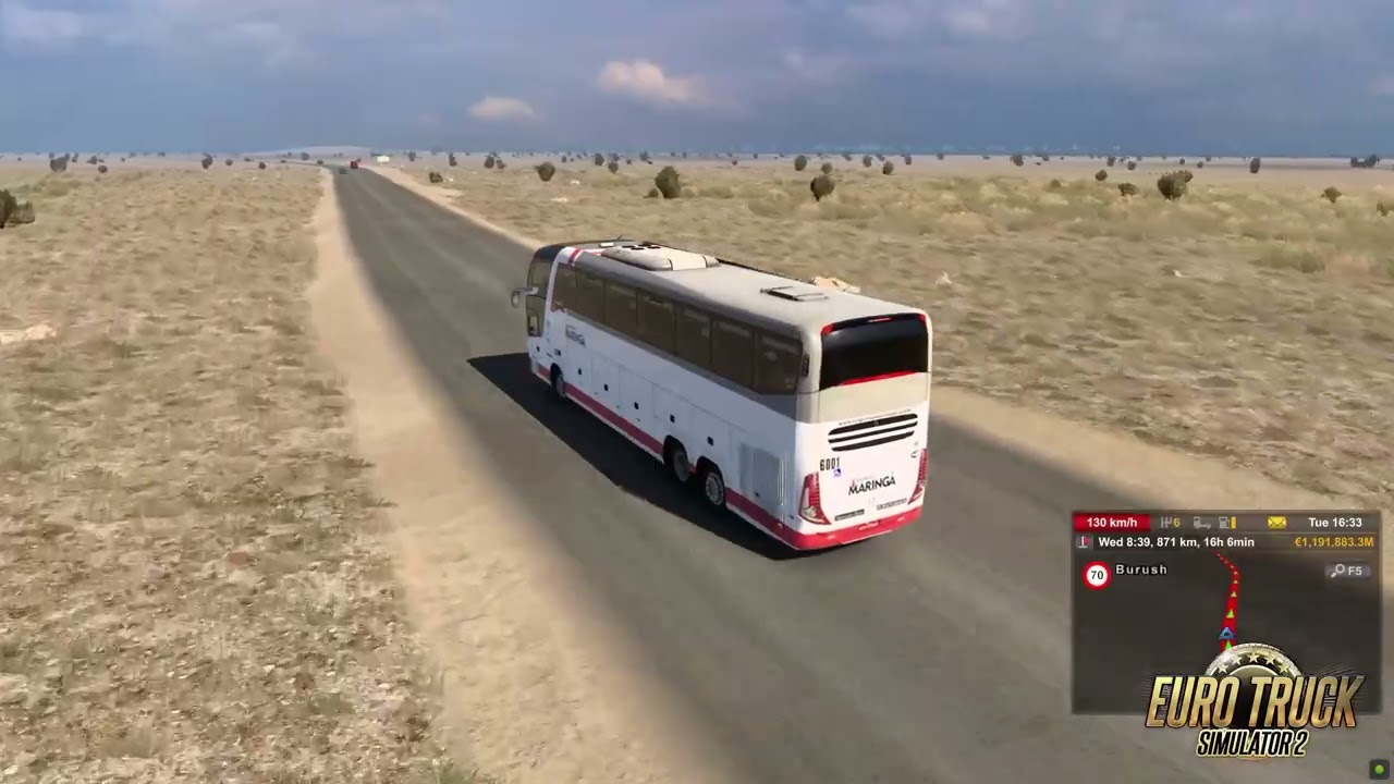 MARCOPOLO FROM ZIMBABWE TO JORBURG | ETS2 BUS MOD