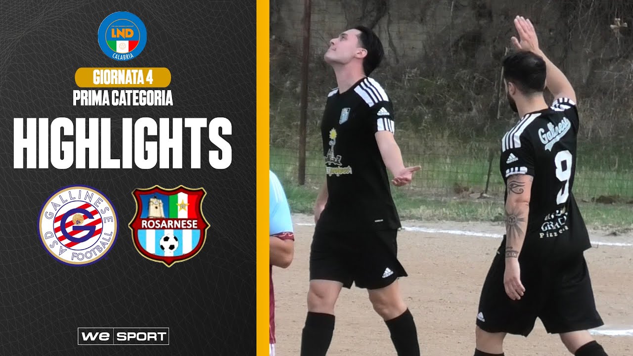 Gallinese vs Rosarnese [Prima Categoria - Giornata 4 - Girone D]