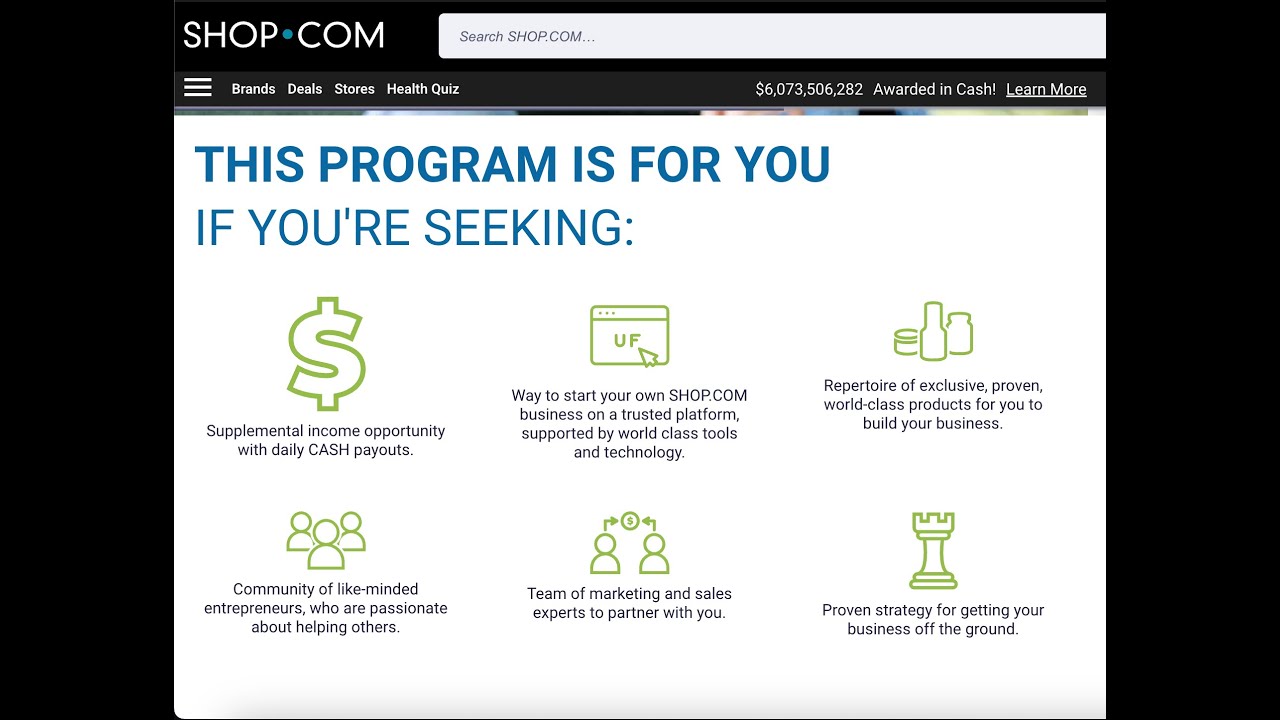 How to Turn Online Shopping Into Income (SHOP.COM Explained)
