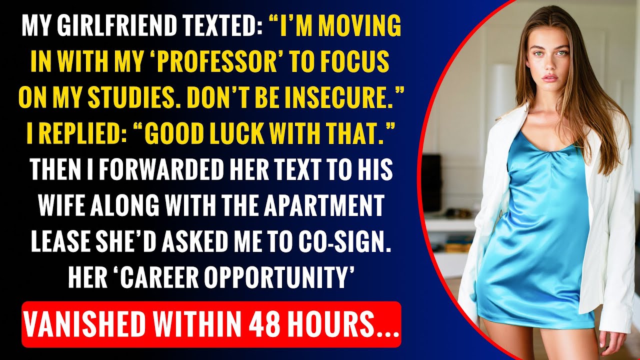 My Girlfriend Texted: “I’m Moving In With My ‘Professor’ To Focus On My Studies. Don’t…