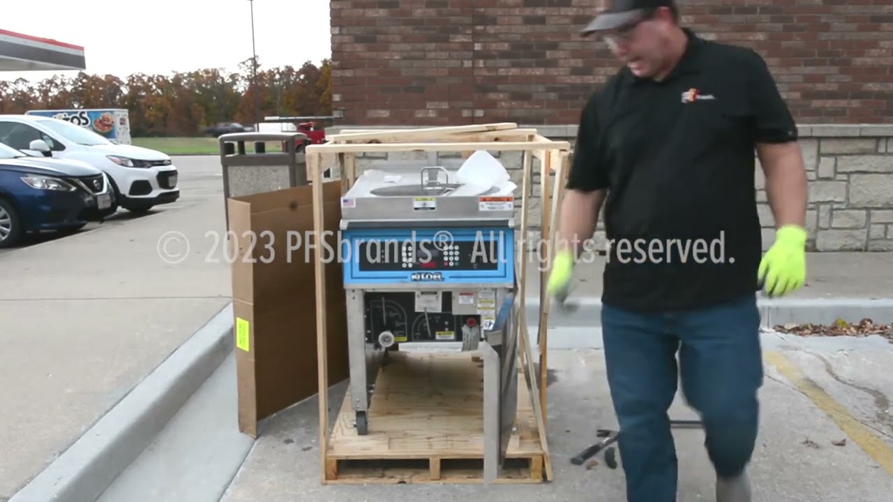 Uncrating Equipment Series Uncrating   Kitdel Fryer 2023