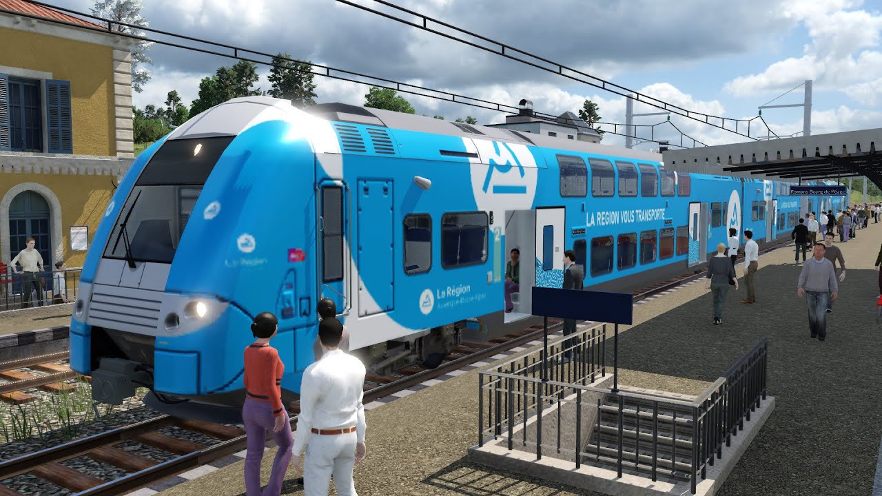 Transport Fever 2 : Cab ride en TR2N de Lyon à Grenoble ! Episode 11