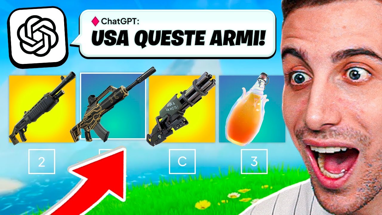 ChatGPT COMANDA le Mie Partite su Fortnite! *Cosa Succede?* Fortnite ITA