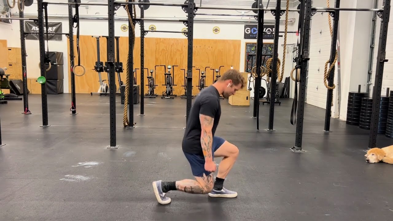 Close Stance Lunge, physical therapy for Knee pain, ankle mobility, and strength