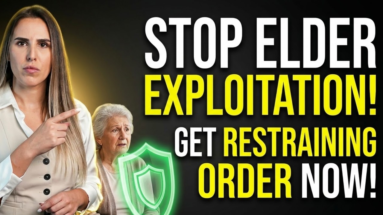How to Get a Restraining Order Against Someone Exploiting an Elderly Person