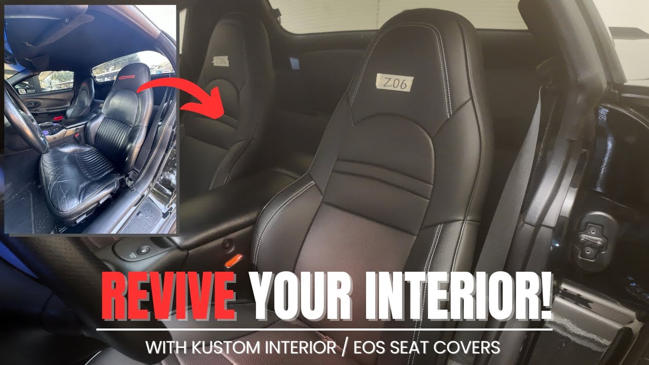 Make your C5 Corvette Interior Like New! | Kustom Interior Seat Covers Install & Review