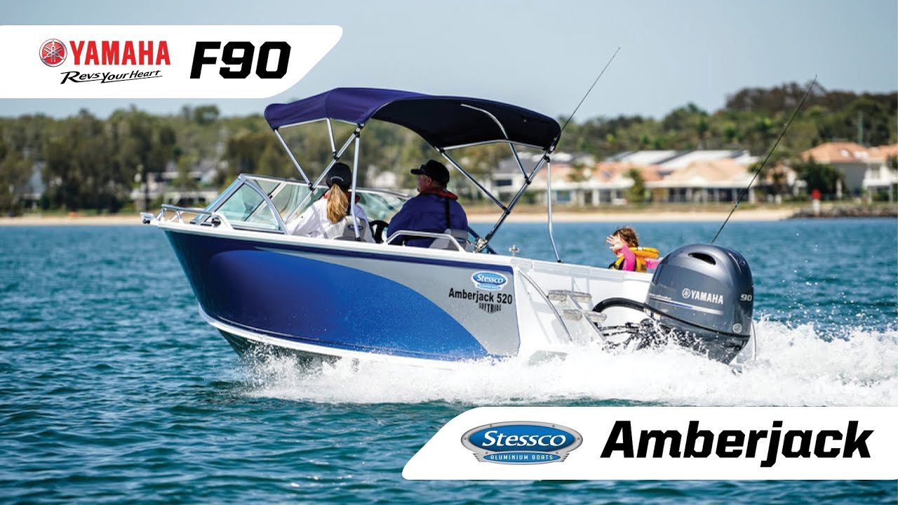 Stessco Amberjack 520 Powered By Yamaha F90 Four-Stroke Outboard