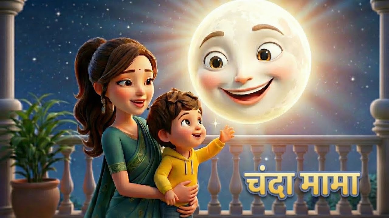 Chanda Mama Dur Ke | चंदा मामा दूर के | Kids Hindi Song | hindi rhymes for kids @mishitoonland