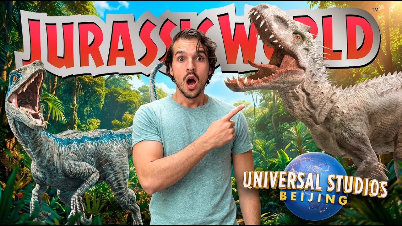 Asi es el nuevo parque de JURASSIC WORLD en CHINA !! / Memo Aponte