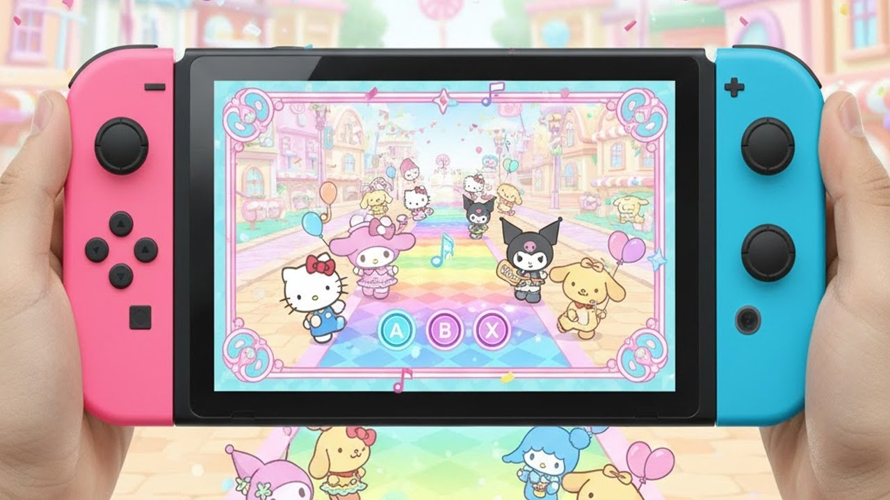 Hello Kitty and Friends Happiness Parade &mdash; обзор игрового процесса (Nintendo Switch)