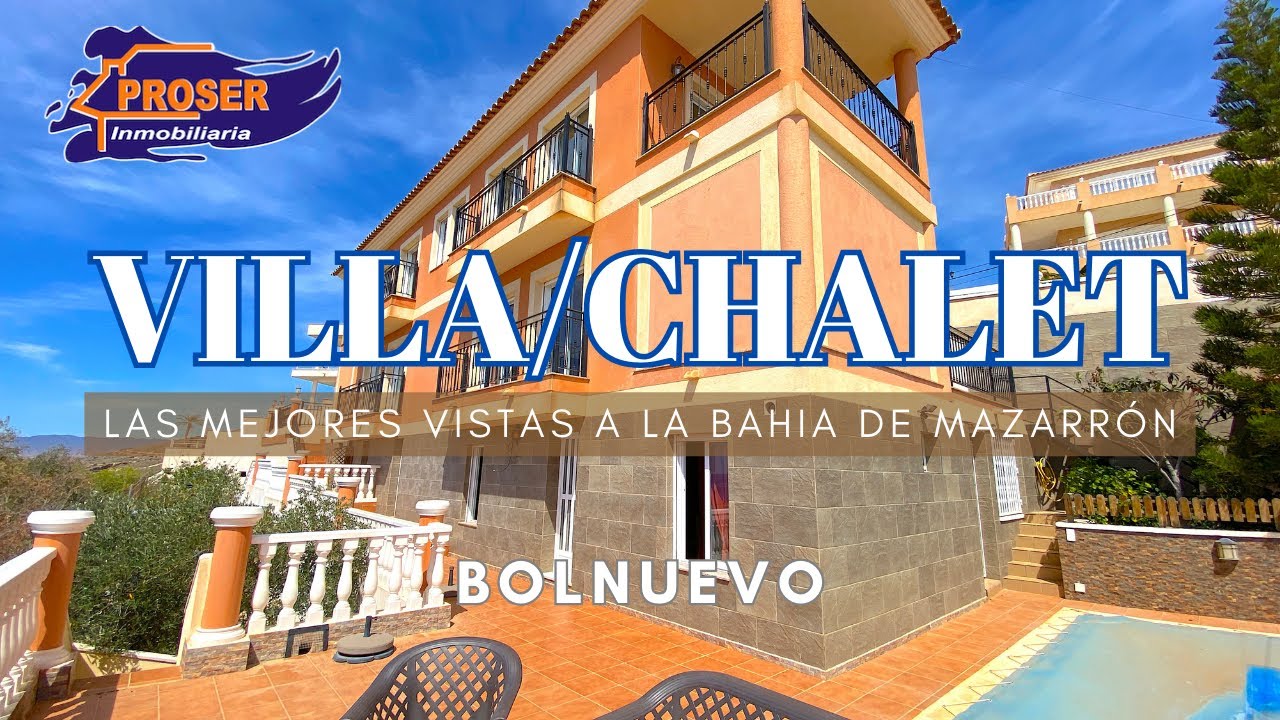 Impresionante Chalet con vistas al mar en Puerto de Mazarrón