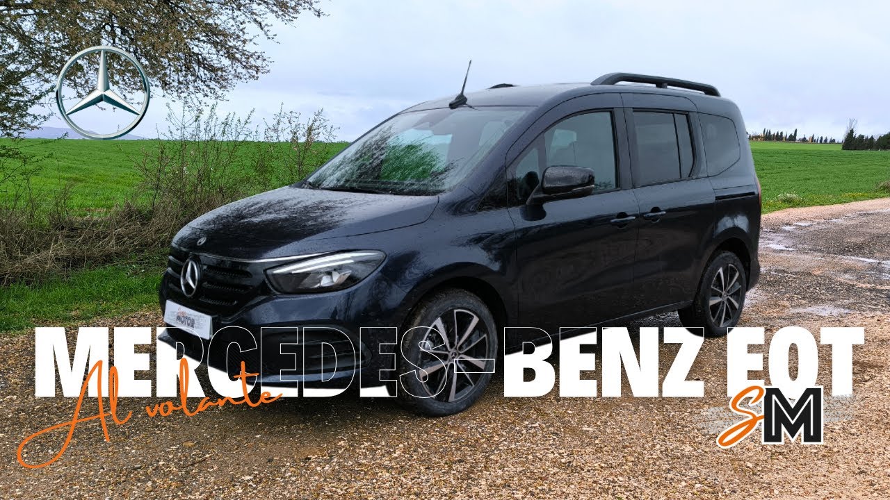 Al volante del Mercedes-Benz EQT 2025  ¡furgoneta premium EV por más de 50.000€! / SuperMotor.Online