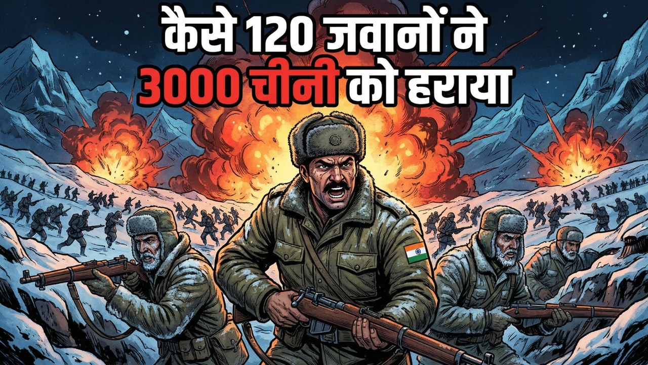 Kaise 120 jawano ne Ladakh ko bachaya | Battle of Rezang La 1962