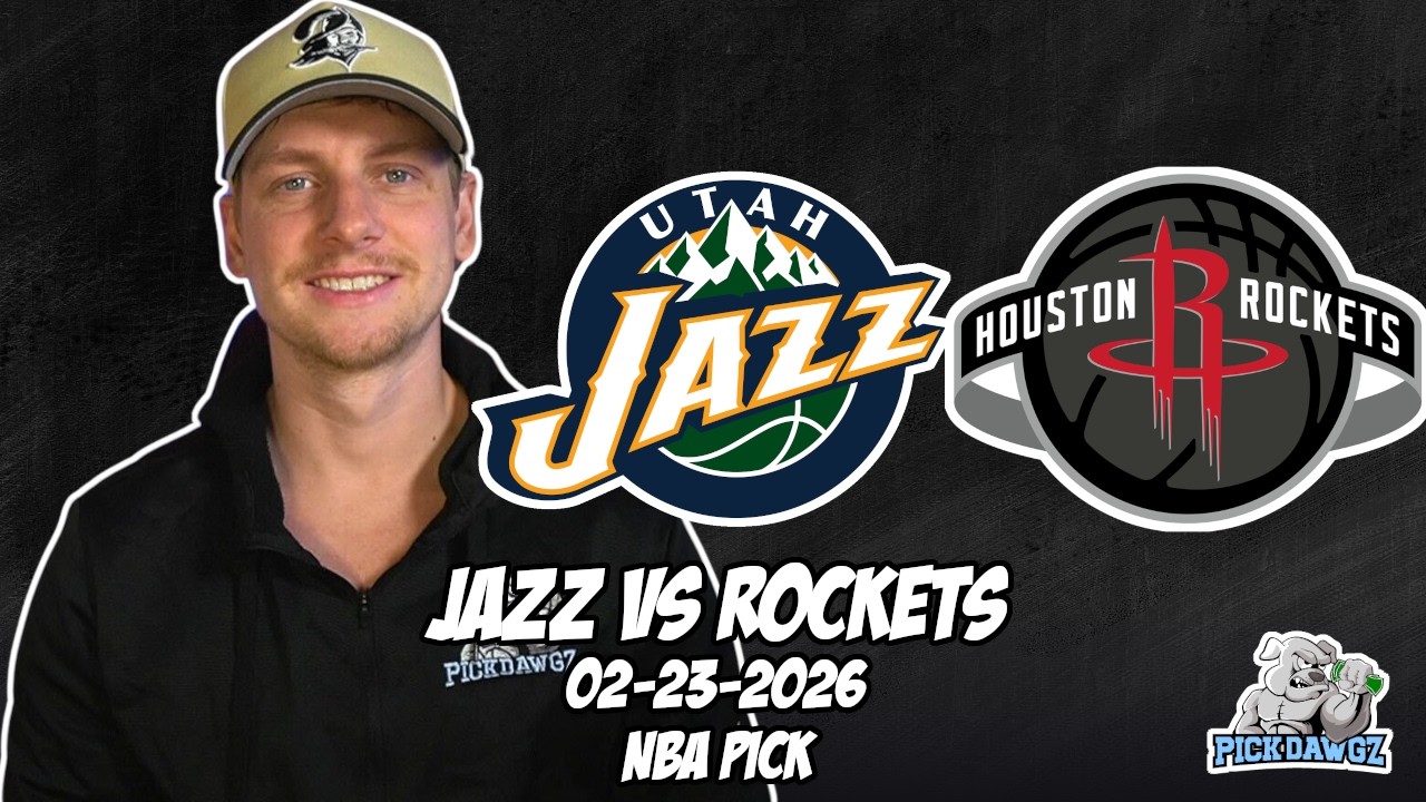 Utah Jazz vs Houston Rockets 2/23/26 NBA Free Picks & Prediction | NBA Betting Tips
